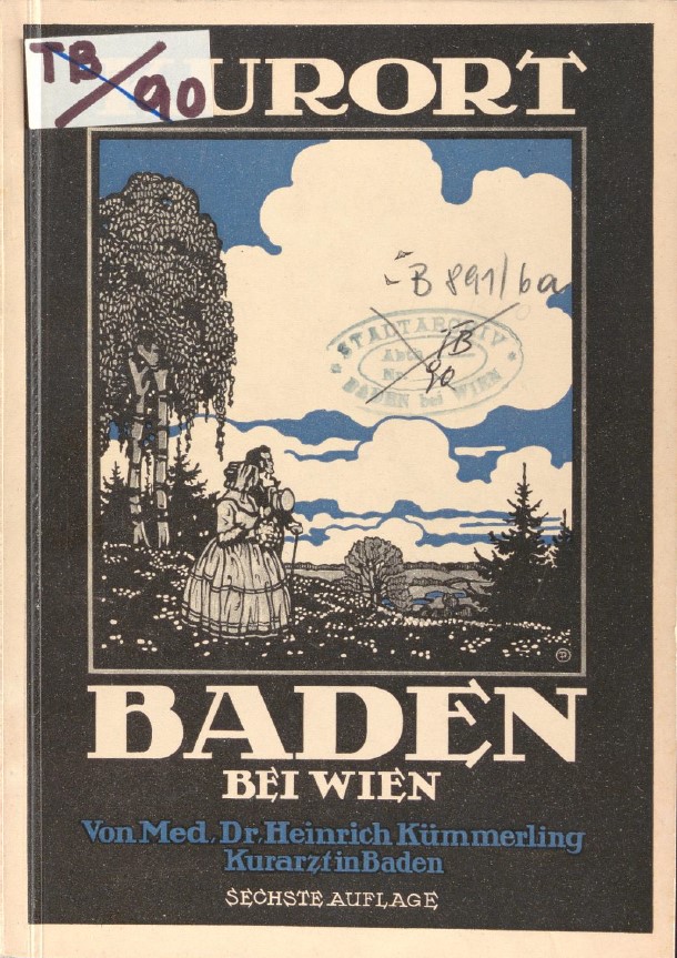 Kurort Baden bei Wien von Dr. H. Kümmerling 1914 (B891 6a)